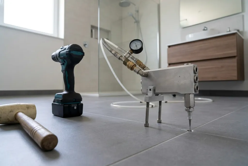 Kitbedrijf Vianen – holle tegels injecteren